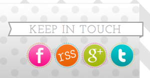 Keep in Touch Area of the Modern Blogger Theme